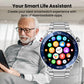 BEARSCOME Max 1 Heart rate Blood Glucose ECG/EKG Blood Pressure Monitoring Bluetooth Talk Smartwatch