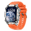 Bearscome GT1 Indestructible 100+ Sports Modes Flashlight Smartwatch - Orange