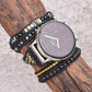 Imperial Stone Bead Hand-Woven Watch With Bohemian Style