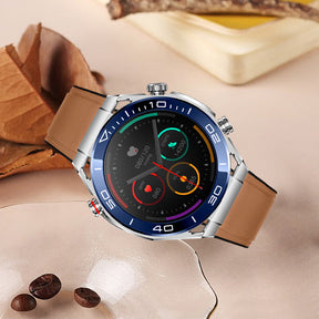 BEARSCOME Max 1 Heart rate Blood Glucose ECG/EKG Blood Pressure Monitoring Bluetooth Talk Smartwatch