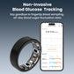 Bearscome V8 High-end Flagship Blood Glucose ECG/EKG Blood Pressure Monitoring AI Health Analysis Smart Ring