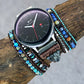 Imperial Stone Bead Hand-Woven Watch With Bohemian Style