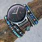 Imperial Stone Bead Hand-Woven Watch With Bohemian Style