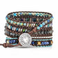 Imperial Stone Bead Hand-Woven Watch With Bohemian Style