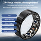 Bearscome V8 High-end Flagship Blood Glucose ECG/EKG Blood Pressure Monitoring AI Health Analysis Smart Ring