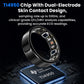 Bearscome V8 High-end Flagship Blood Glucose ECG/EKG Blood Pressure Monitoring AI Health Analysis Smart Ring