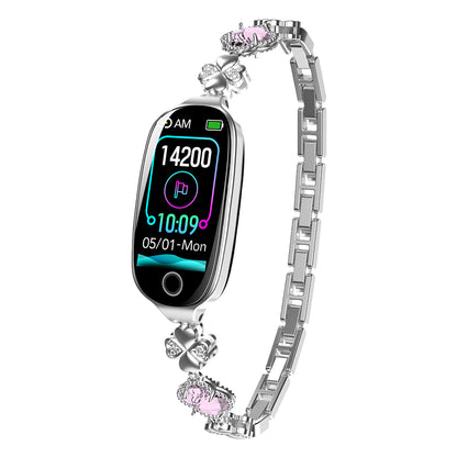 Bearscome Blood Sugar Blood Pressure monitoring Luxury Diamond Design Fashion Smartwatch