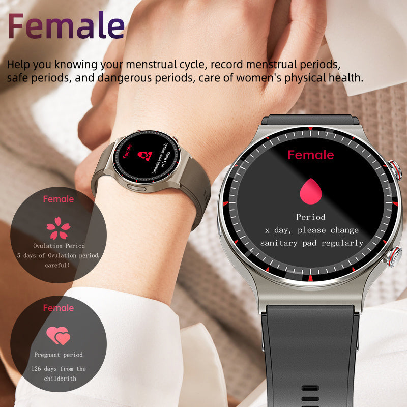 BEARSCOME BCG08 EKG Blutsauerstoff Herzfrequenz Gesundheitsüberwachung Smartwatch