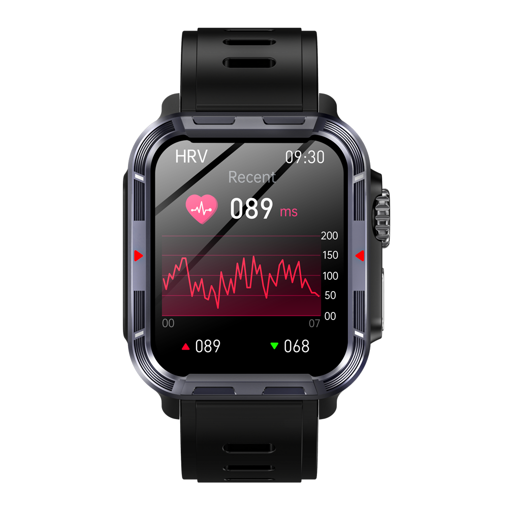 BEARSCOME VEE PRO Rugged Sports Smartwatch for Body composition /ECG/ Blood sugar/Blood pressure/heart rate monitoring