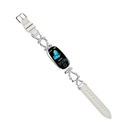 Bearscome Blood Sugar Blood Pressure monitoring Luxury Diamond Design Fashion Smartwatch